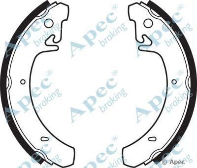 APEC BRAKING shu406 -  Комплект тормозных колодок
